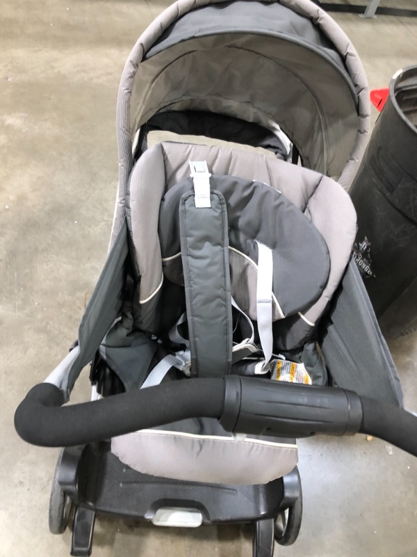 Photo 5 of Graco Ready2Grow LX Stroller | 12 Riding Options | Accepts 2 Graco SnugRide Infant Car Seats, Glacier
