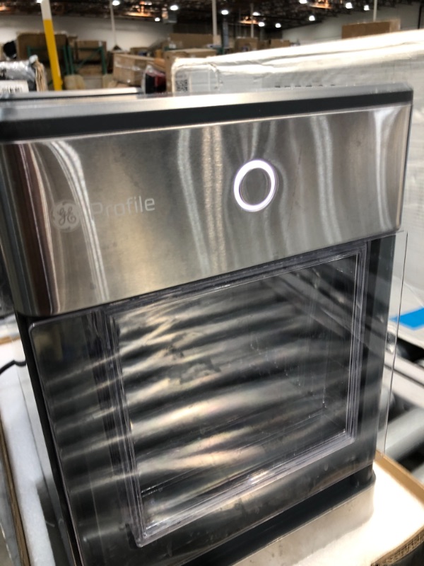 Photo 4 of ***PARTS ONLY*** GE Profile Opal | Countertop Nugget Ice Maker with Side Tank | Portable Ice Machine with Bluetooth Connectivity | Smart Home Kitchen Essentials | Stainless Steel Finish | Up to 24 lbs. of Ice Per Day

