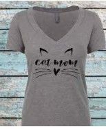 Photo 1 of CAT MAMA V NECK**SMALL SIZE**