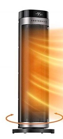 Photo 1 of TaoTronics PTC Space Heater, 1500W Fast Heating Ceramic , 24” High Tower Heater,
