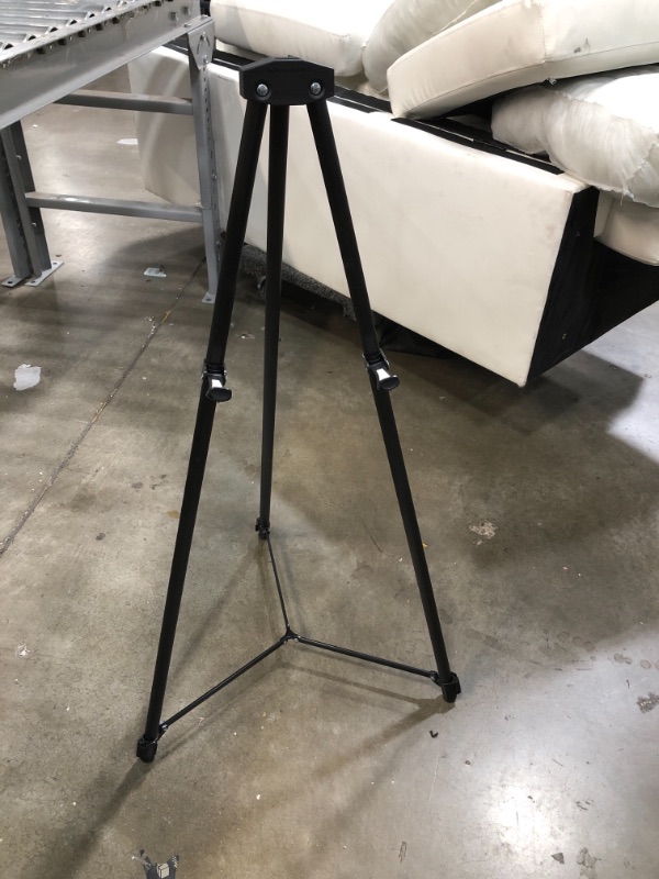 Photo 2 of Lightweight Aluminum Telescoping Display Easel, 37 Inches, Black
similar to stock photo