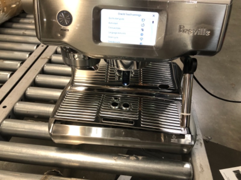 Photo 5 of Breville BES990BSS Oracle Touch Fully Automatic Espresso Machine, Brushed Stainless Steel
