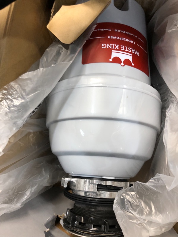 Photo 1 of Waste King Legend Series 1 HP Continuous Feed Garbage Disposal with Power Cord - (L-8000)
