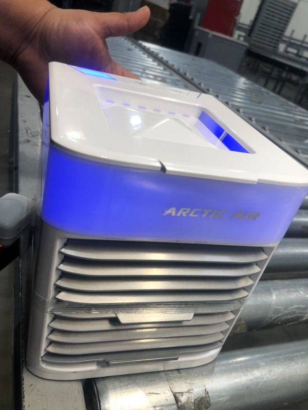 Photo 1 of Ontel Arctic Air Pure Chill Evaporative Ultra Portable Personal Air Cooler with 4-Speed Air Vent, As Seen on TV
