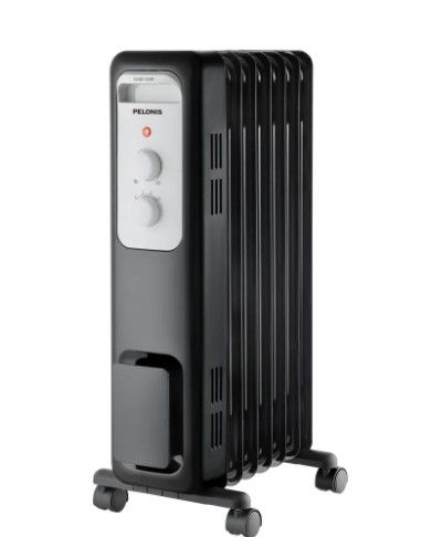 Photo 1 of 1,500-Watt Oil-Filled Radiant Electric Space Heater with Thermostat
