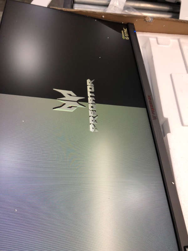 Photo 4 of Acer Predator XB1 XB271HU 27" LCD Monitor, Black (UM.HX1AA.A01)   LINES ON SCREEN