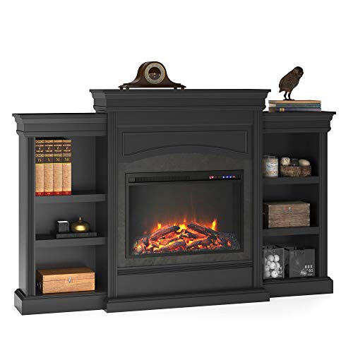 Photo 1 of Ameriwood Home Lamont Mantel Fireplace, Black