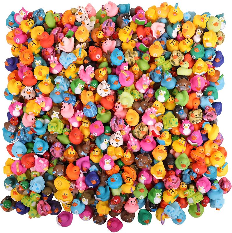 Photo 1 of Kangaroo Rubber Duck Bath Toy Assortment (100-Pack)
