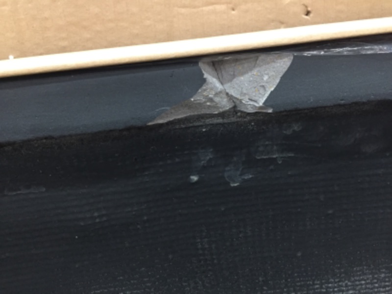 Photo 1 of 15" Kante Lightweight Modern Long Low Outdoor Concrete Rectangular Planter Charcoal Black - Rosemead Home & Garden. 31" x 15" x 15", Charcoal
//some parts are cracked, broken due to shipping 