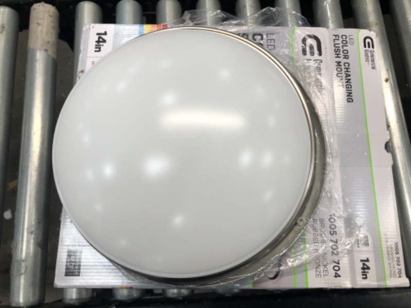 Photo 5 of 13 inch Color Selectable LED Flush Mount w/ Night Light Feature Optional White and Brushed Nickel Trim Rings
SIMILAR TO PHOTO: 14INCH