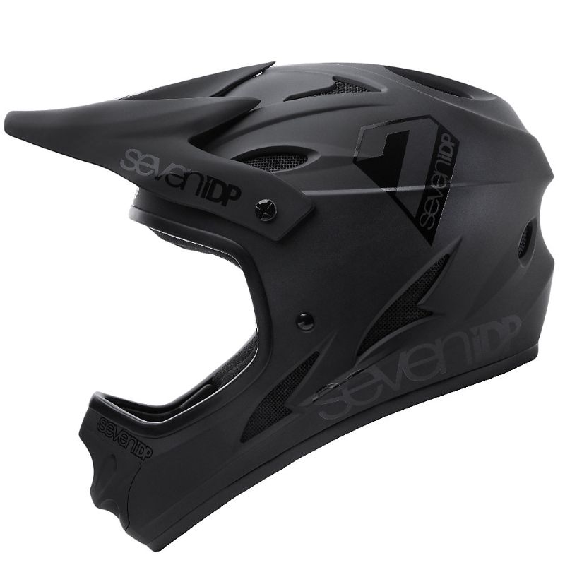Photo 1 of 7 IDP Youth M1 Full Face Helmet 2020 - Matte Black-Gloss Black
