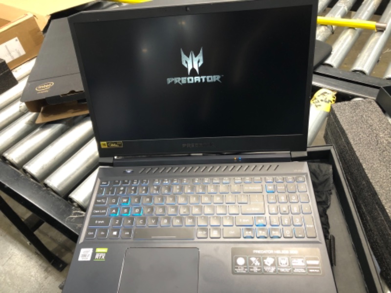 Photo 2 of Acer Predator Helios 300 Gaming Laptop, Intel I7-10750H, NVIDIA GeForce RTX 2060 6GB, 15.6' Full HD 144Hz 3ms IPS Display, 16GB Dual-Channel DDR4.
