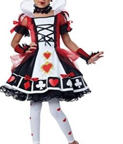 Photo 1 of Child Deluxe Queen of Hearts Costume Size Large 
