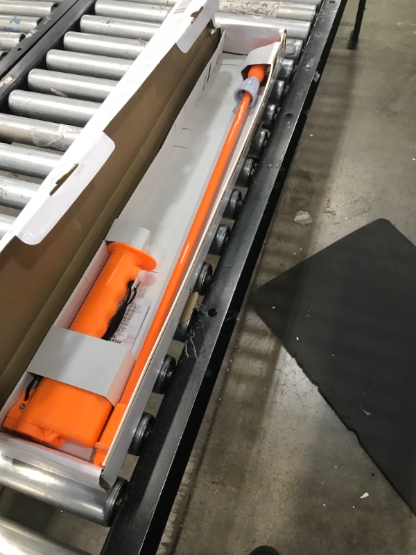 Photo 1 of Livestock Prod Electric Cattle Prod Batteries-Operated, Stock Prod Stick for Sheep Cow Pig Cattle and Big Dog, Orange (35 Inches)
