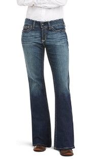 Photo 1 of ARIAT Women's R.e.a.l. Mid Rise Bootcut Jean
 34R