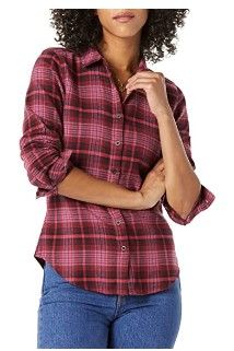 Photo 1 of Goodthreads Women's Brushed Flannel Drop-Shoulder Long-Sleeve Shirt
mEDIUM