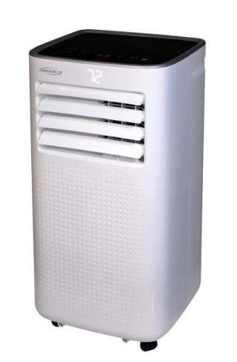 Photo 1 of 8,000 BTU (5,000 BTU DOE) Portable Air Conditioner with Dehumidifier and Mirage Display in White
