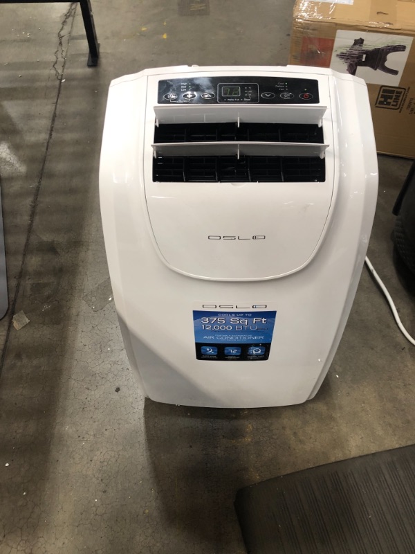 Photo 2 of Oslo OSP1-08 Portable Air Conditioner, 12000 BTUs, White
