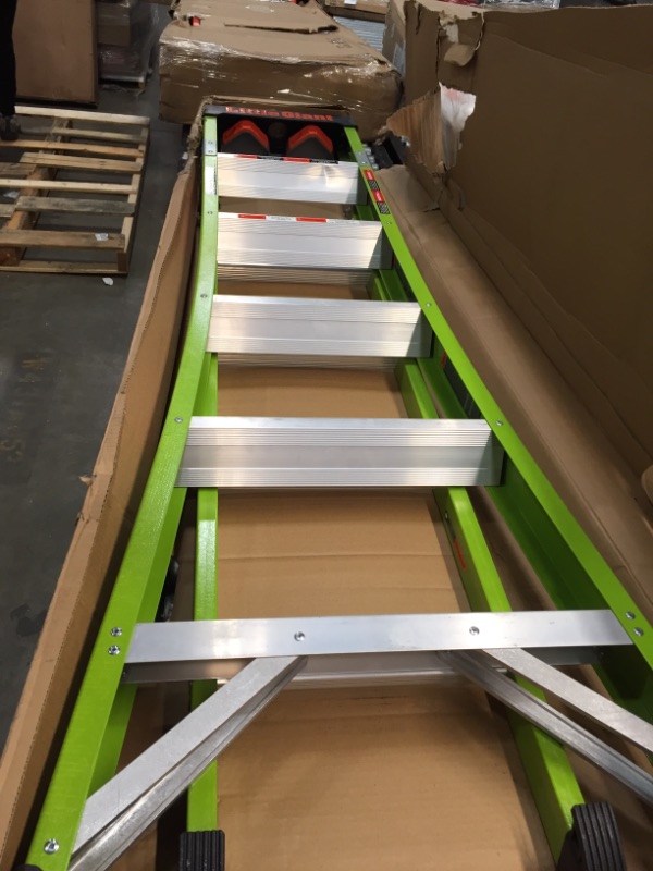 Photo 1 of Little Giant Ladders, King Kombo, Professional, 6 Ft. A Frame, 10 Ft. Extension, Fiberglass, Type 1AA, 375 lbs Weight Rating, (13610-001)
