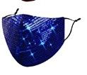 Photo 3 of 4 Pcs Fashion Designer Sequin Mask, Adjustable Ear Loops
