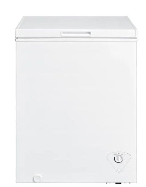 Photo 1 of 5 cu. ft. Manual Defrost Chest Freezer in White
