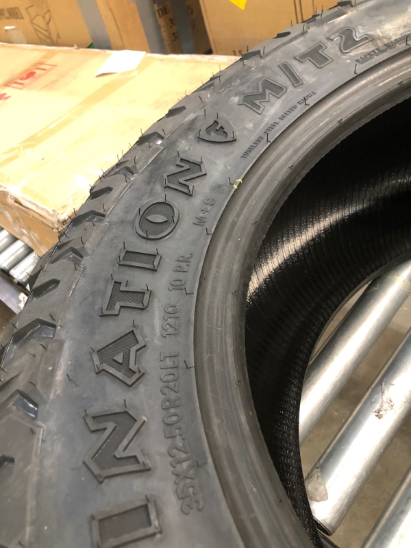 Photo 13 of (3) Firestone Destination M/T2 Max Traction Truck & SUV Tire 37X13.50R20LT 127 Q E
13.5 Inches
 3860 Pounds
21 32nds