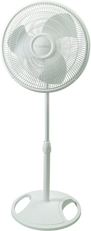 Photo 1 of Lasko 2520 Oscillating Stand Fan,White 16 Inch
