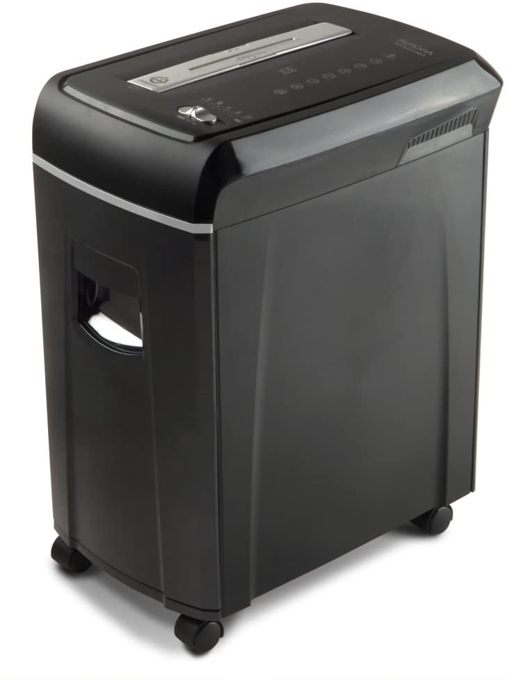 Photo 1 of Aurora AU1020MA High-Security 10-Sheet Micro-Cut Paper, CD and Credit Card Shredder with Pullout Basket
