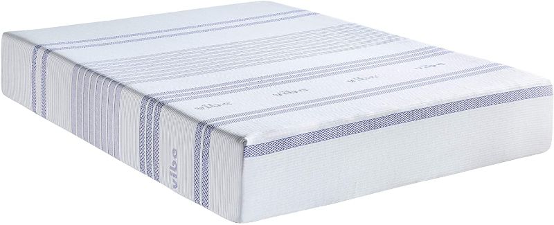 Photo 1 of ***OPEN BOX//LIKE NEW*** Vibe Gel Memory Foam 12-Inch Mattress | CertiPUR-US Certified | Bed-in-a-Box, Twin
