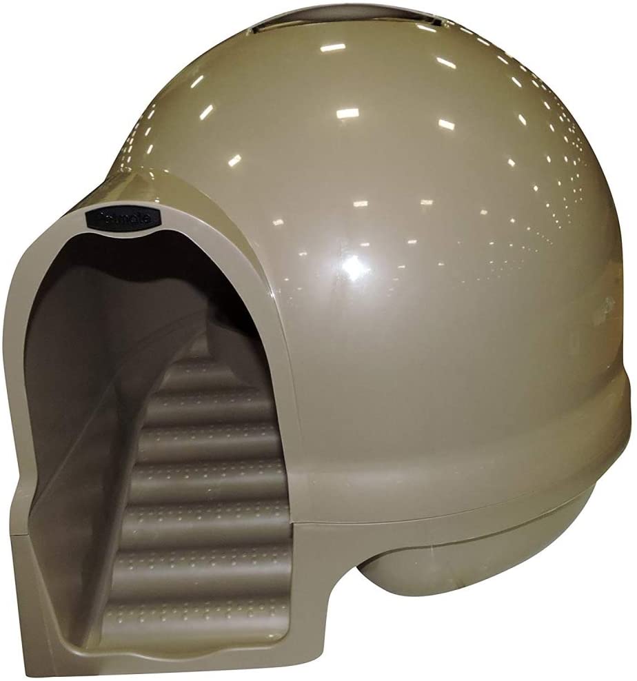 Photo 1 of Booda Dome Clean Step Cat Litter Box, Titanium