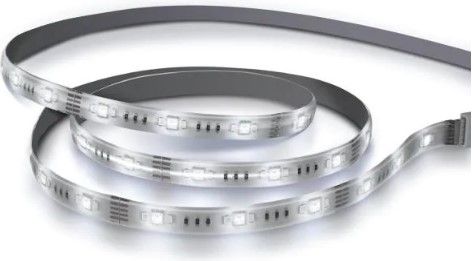 Photo 1 of 16 ft. Plug-In Integrated LED White Strip Light Cuttable and Linkable Onesync with Color Change CCT Selectable