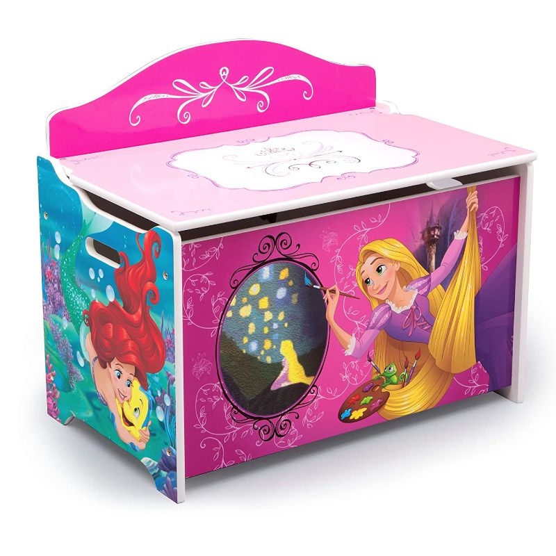 Photo 1 of Delta Children Deluxe Toy Box, Disney Princess
