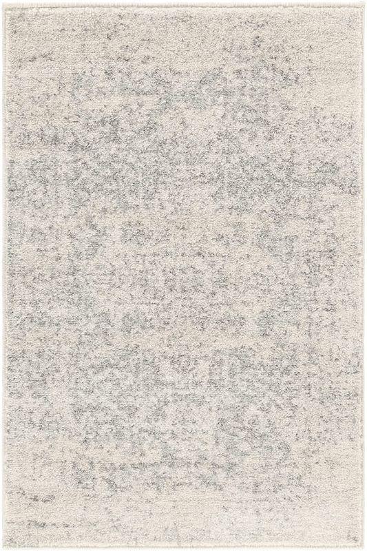 Photo 1 of  Janine Vintage Medallion Area Rug 4' x 6' Grey
