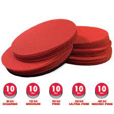 Photo 1 of 5 in. SandNet Coated Assorted Disc (50-Pack)
