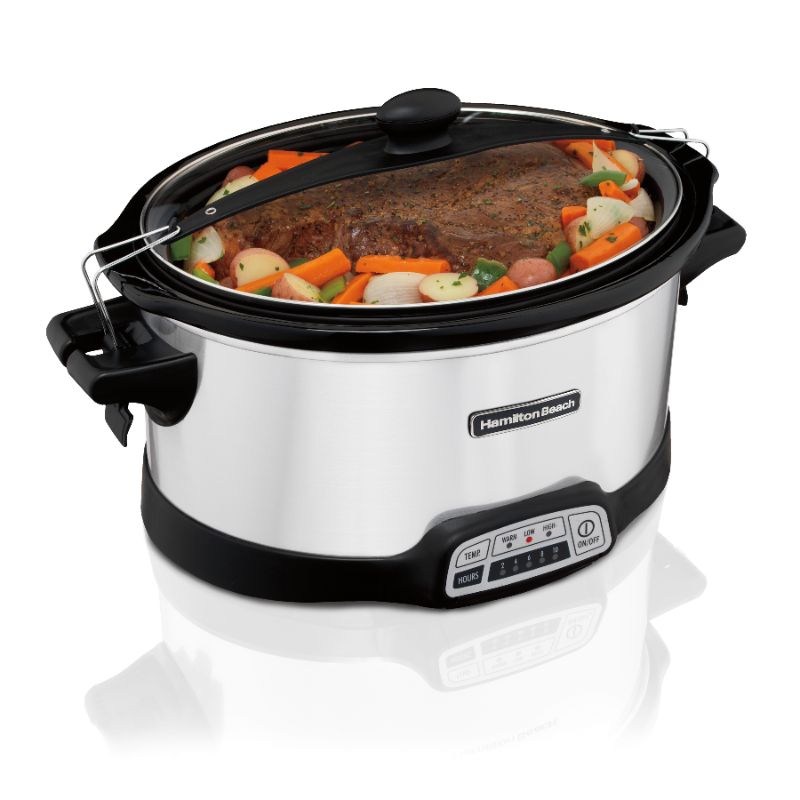 Photo 1 of Hamilton Beach 7 Quart Programmable 2-Clip Slow Cooker
