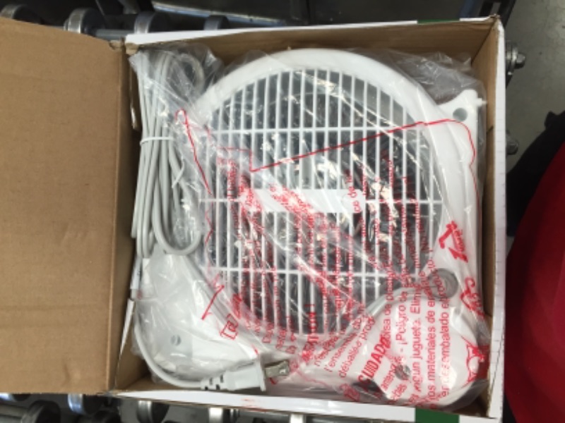 Photo 1 of 1500-Watt Electric Fan Forced Portable Heater, White
