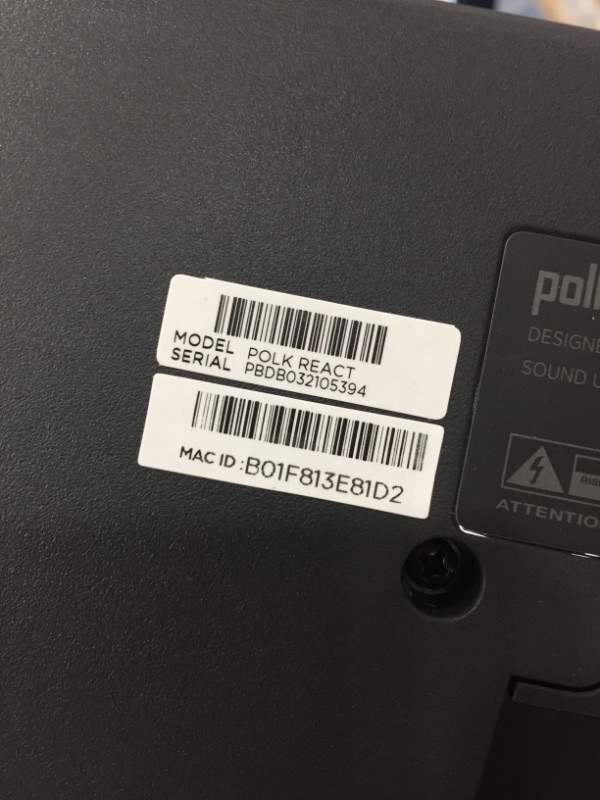 Photo 5 of Polk Audio React Sound Bar, Dolby & DTS Virtual Surround Sound, Next Gen Alexa Voice Engine with Calling & Messaging Built-in, Expandable to 5.1 with Matching React Subwoofer & SR2 Surround Speakers
