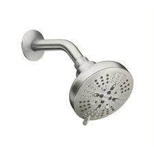 Photo 1 of \MOEN
HydroEnergetix 8-Spray Patterns with 1.75 GPM 4.75 in. Single Wall Mount Fixed Shower Head in Spot Resist Brushed Nickel