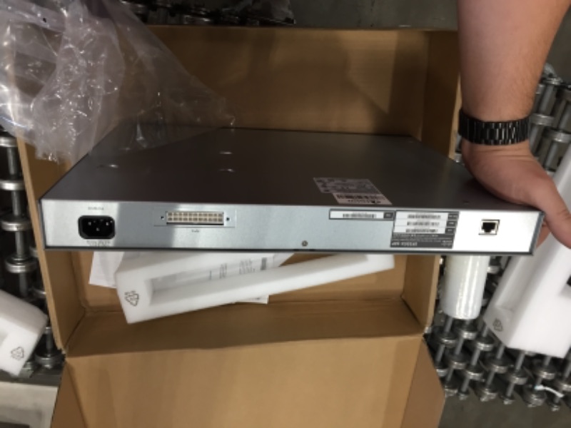 Photo 4 of Cisco sf550x-48 Stackable Managed Switch with 48 Gigabit Ethernet (GbE) Ports, 2 x 10G Combo, 2 x SFP+, L3 Dyamic Routing, Limited Lifetime Protection, Black
