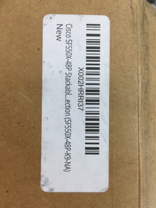 Photo 11 of Cisco sf550x-48 Stackable Managed Switch with 48 Gigabit Ethernet (GbE) Ports, 2 x 10G Combo, 2 x SFP+, L3 Dyamic Routing, Limited Lifetime Protection, Black
