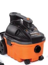 Photo 1 of 4 Gallon 5.0-Peak HP Portable Wet/Dry Shop Vac
