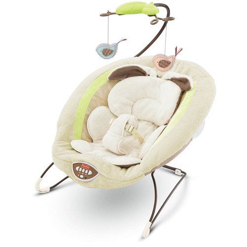 Photo 1 of Fisher-Price Deluxe Bouncer with Music, My Little Snugabunny
