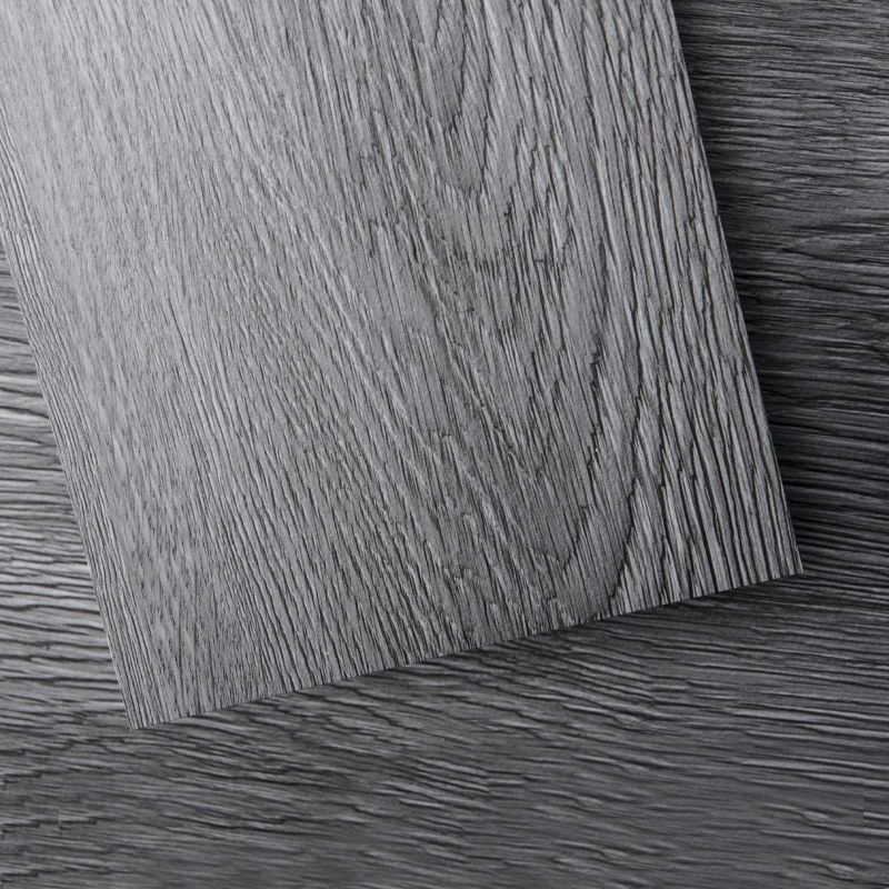 Photo 1 of Art3d Peel and Stick Floor Tile Vinyl Wood Plank 54 Sq.Ft, Deep Gray, Rigid Surface Hard Core Easy DIY Self-Adhesive Flooring