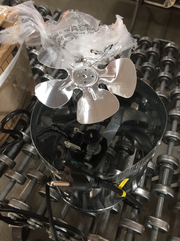 Photo 2 of VIVOSUN 8 inch Inline Fan Duct Fan 420 CFM, HVAC Exhaust Intake Fan