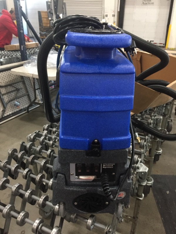 Photo 1 of Sandia 50-1001 Spotter 3-Gallon Spot Extractor 55 PSI w/ 7 ft. Vacuum and Solution Hoses & 4” Stainless Steel Upholstery Tool