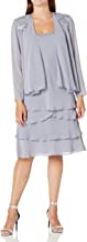 Photo 1 of S.L. Fashions Women's Embellished Tiered Jacket Dress (Petite and Regular)
SIZE 8P