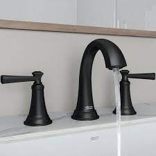 Photo 1 of American Standard
Rumson 8 in. Widespread 2-Handle Bathroom Faucet in Matte Black