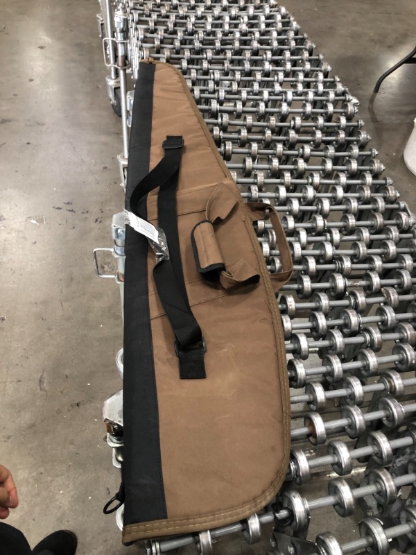 Photo 2 of Allen Company Daytona Soft Carrying Gun, Shotgun and Rifle Case, 46 inches, Brown/Black, Model Number: 995-46
**TARE DAMAGE**
