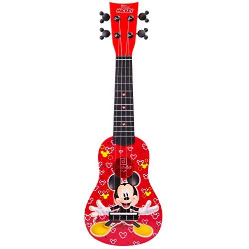 Photo 1 of First Act Mickey Mouse Ukulele - Featuring Your Child’s Favorite Disney Character - Ukulele for Beginners, Musical Instruments for Toddlers and Pres
