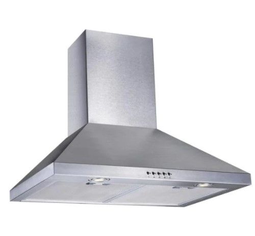 Photo 1 of 30 in. W Convertible Wall Mount Range Hood with 2 Charcoal Filters in Stainless Steel
